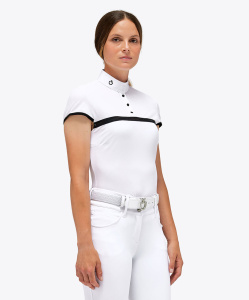 Блузка женская для соревнований Jersey Mesh S/S Competition Button Up Competition Polo Блузка женская для соревнований Jersey Mesh S/S Competition Button Up Competition Polo