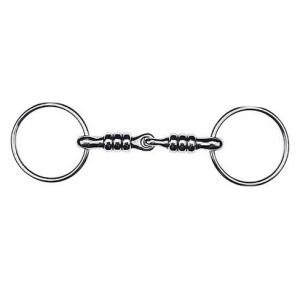 Трензель JTD RG SNAFFLE W/ROLLER SS