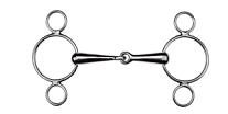 Трензель олимпийский JTD SOLID 3-RGS GAG BIT SS